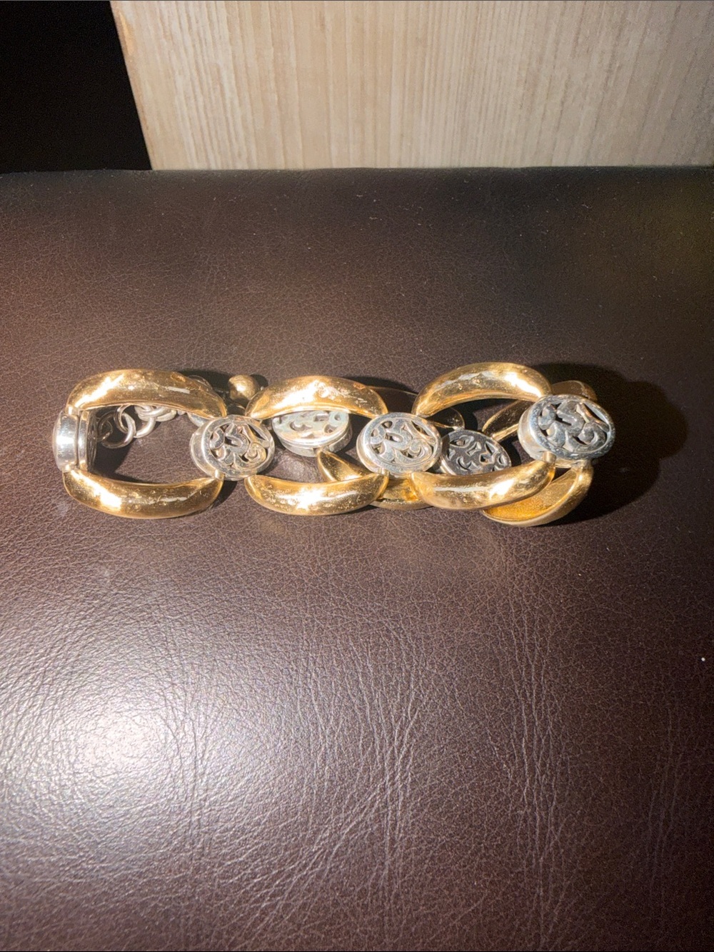 Brighton Two-Tone Gold and Silver Linked Bracelet